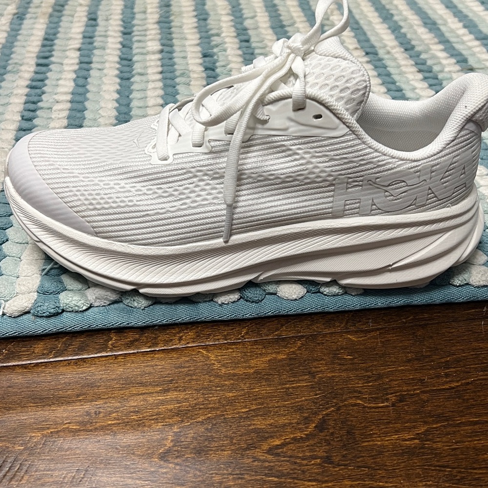 Hoka All-White Running Shoes